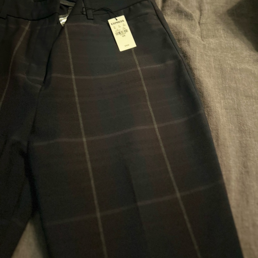 Women plaid pants